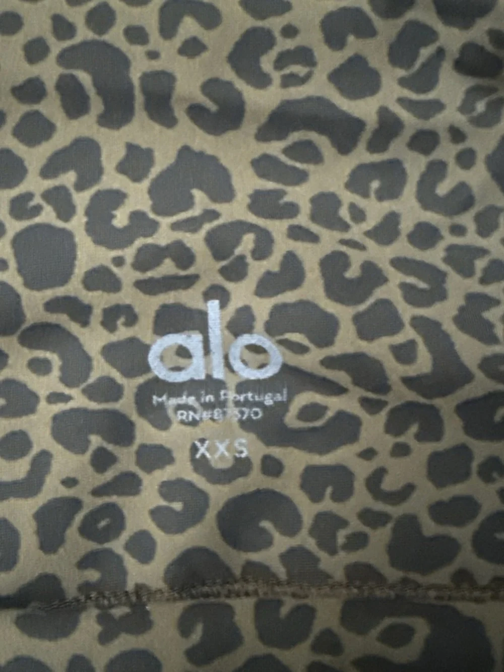 ALO Yoga Leopard Print Leggings - Brown/Black